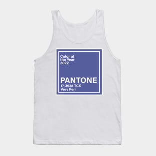 pantone 17-3938 TCX Very Peri, year 2022 Tank Top